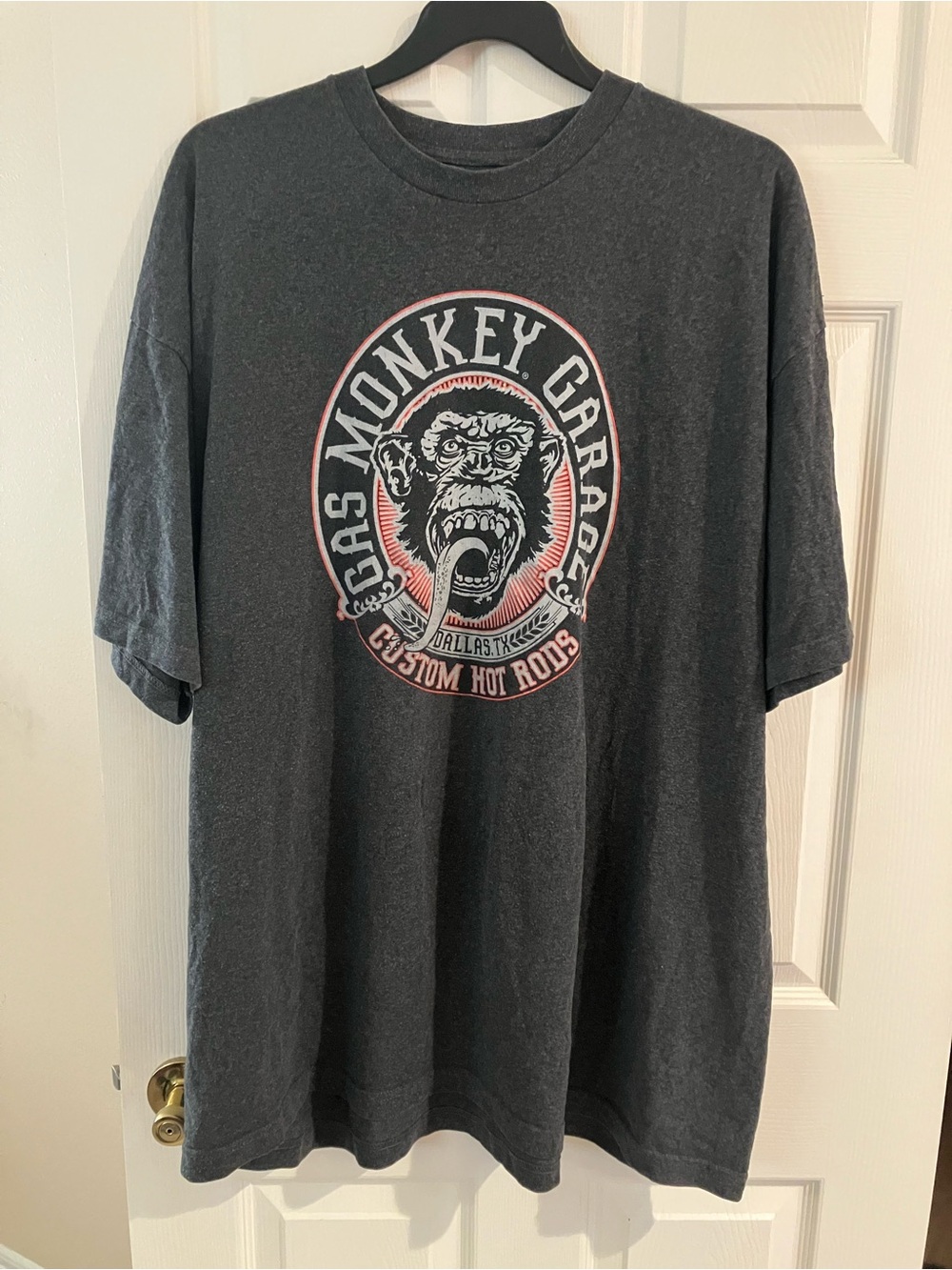 Monkey Garage Short Sleeve Graphic Tee - Charcoal